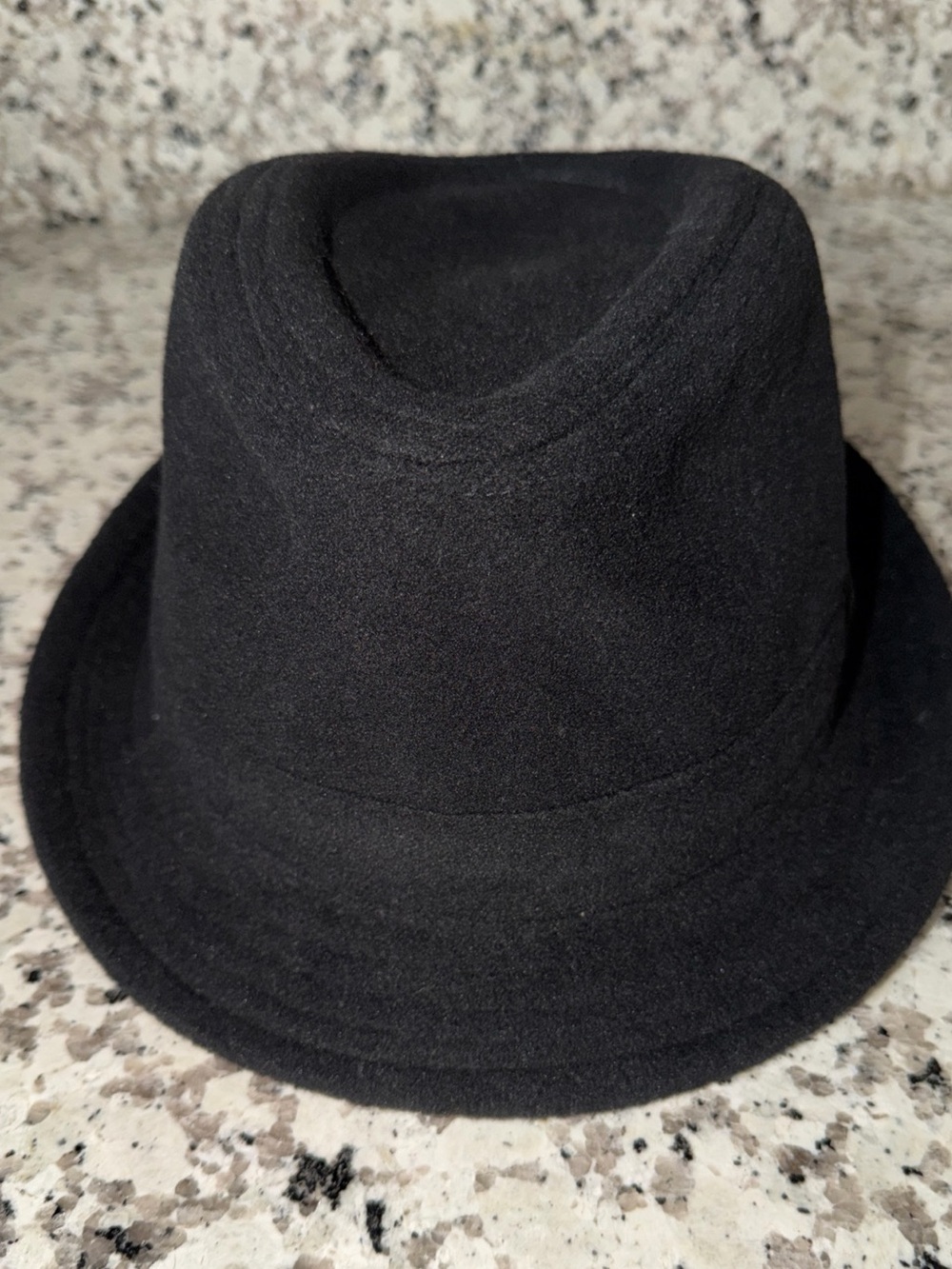 Henschel Hat Co H1H Black Wool Fedora Hat XL